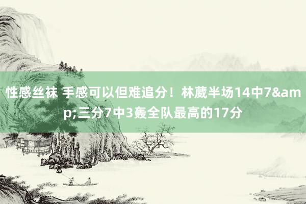 性感丝袜 手感可以但难追分！林葳半场14中7&三分7中3轰全队最高的17分