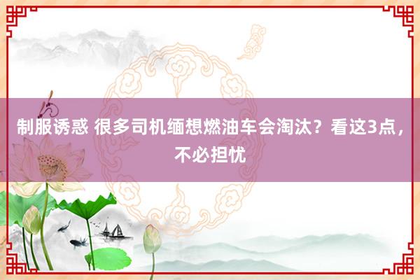 制服诱惑 很多司机缅想燃油车会淘汰？看这3点，不必担忧