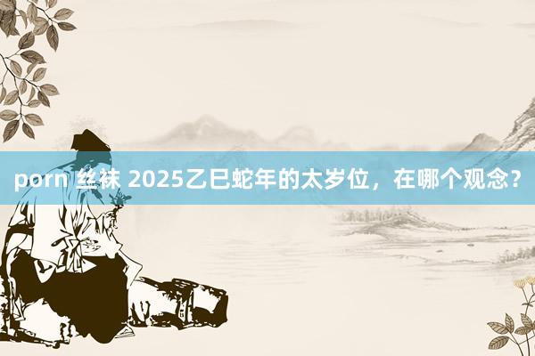 porn 丝袜 2025乙巳蛇年的太岁位，在哪个观念？